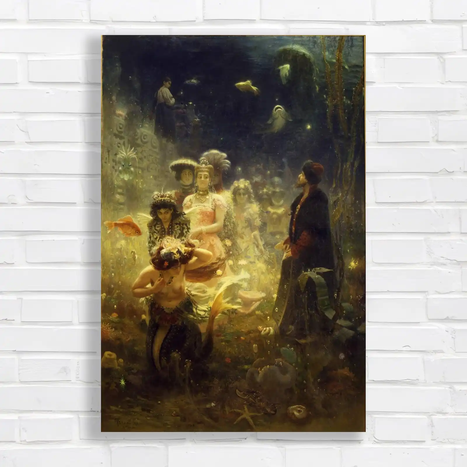 Mystical Underwater Fantasy Canvas Print Large Picture Wall Art