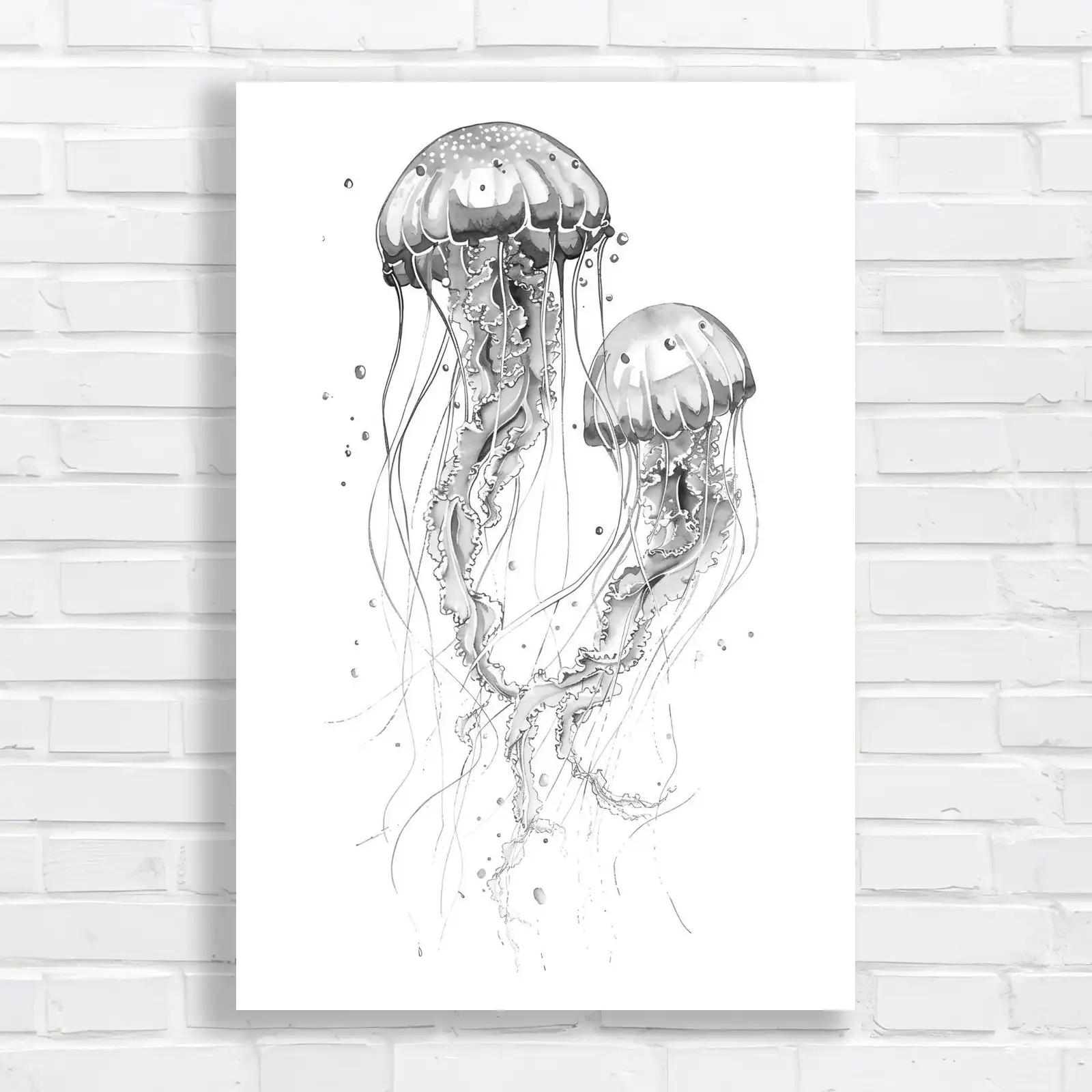 Beautiful Jellyfish for Home Canvas Print Large Picture Wall Art