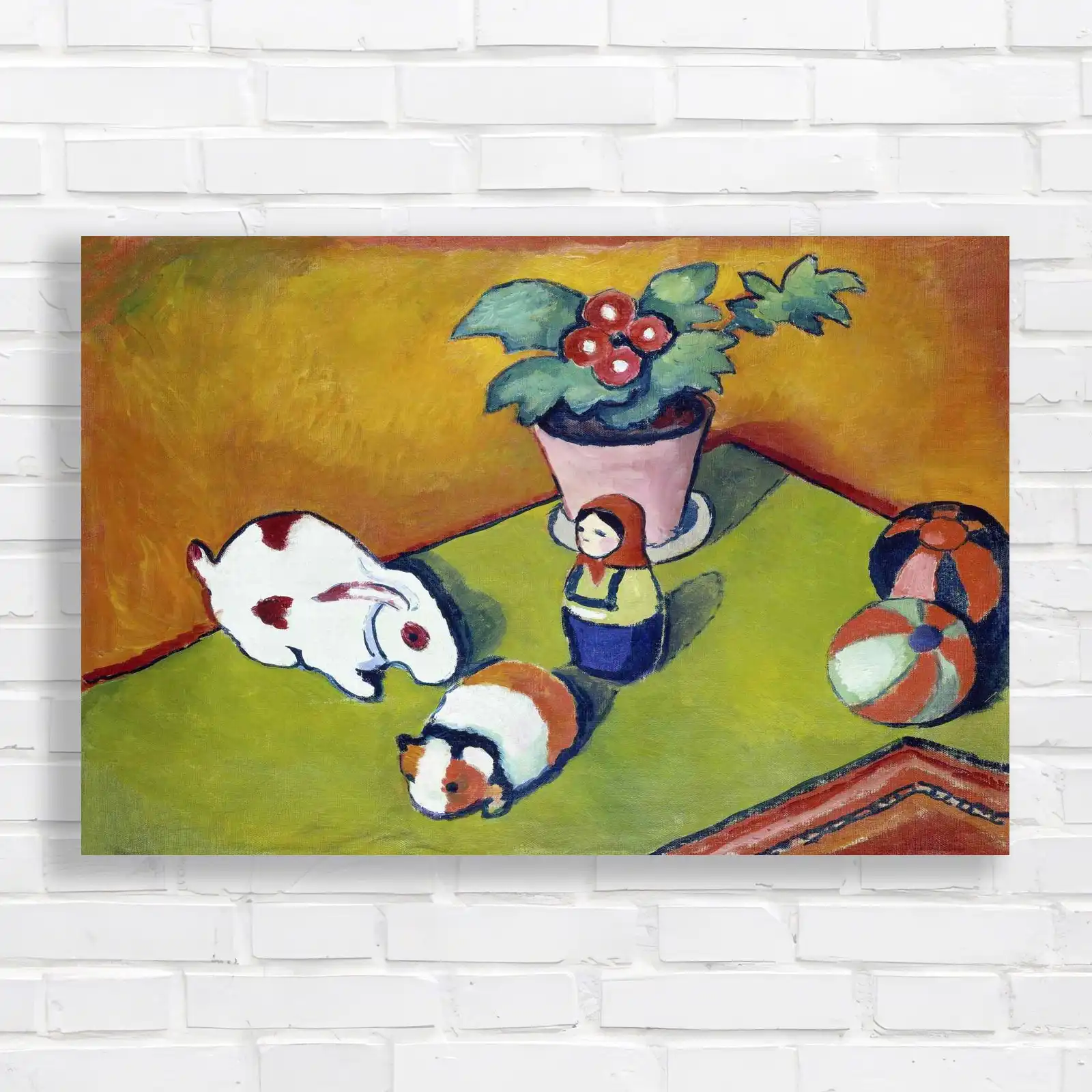 Whimsical Still Life Canvas Print Large Picture Wall Art