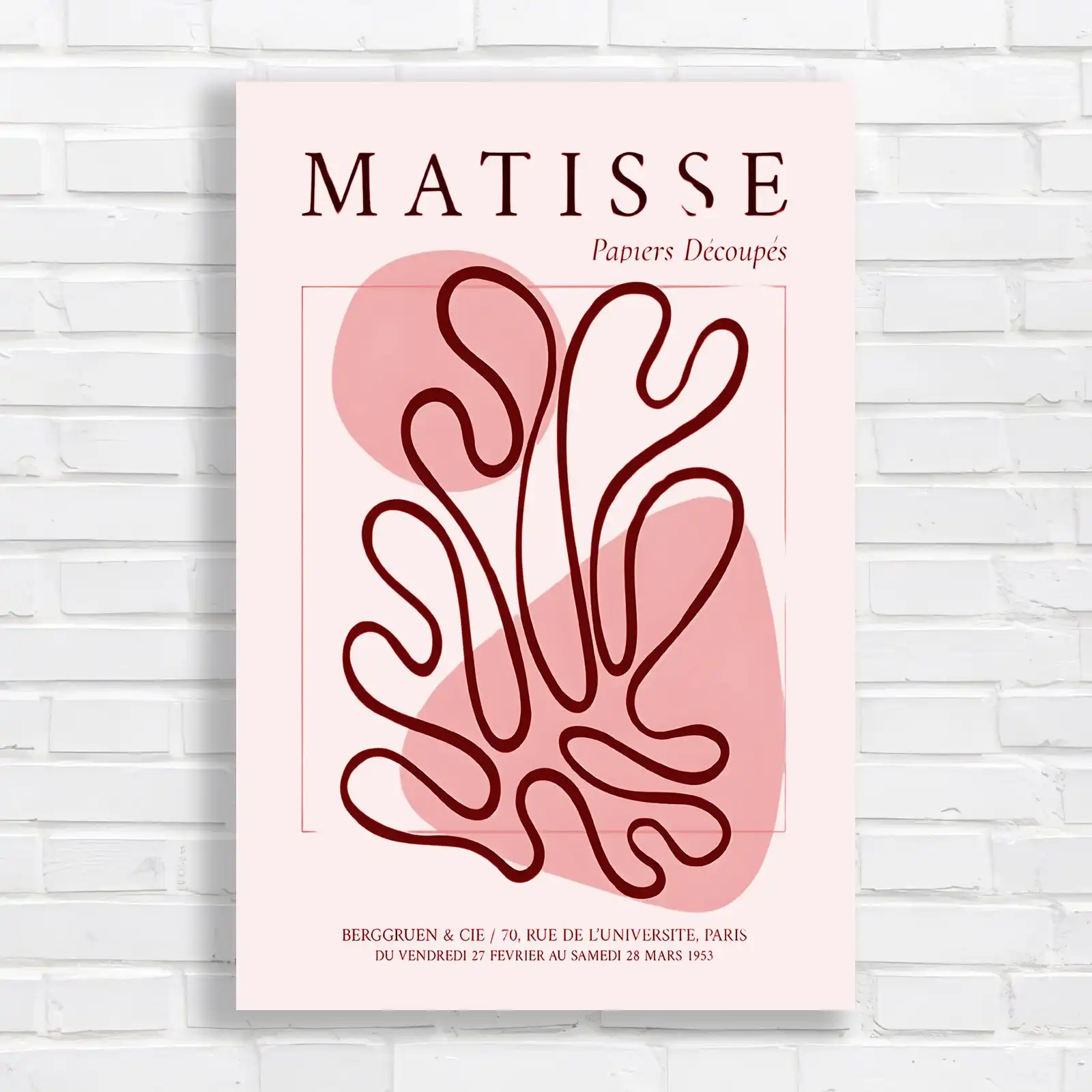 Matisse Papiers DupAbstract Canvas Print Large Picture Wall Art