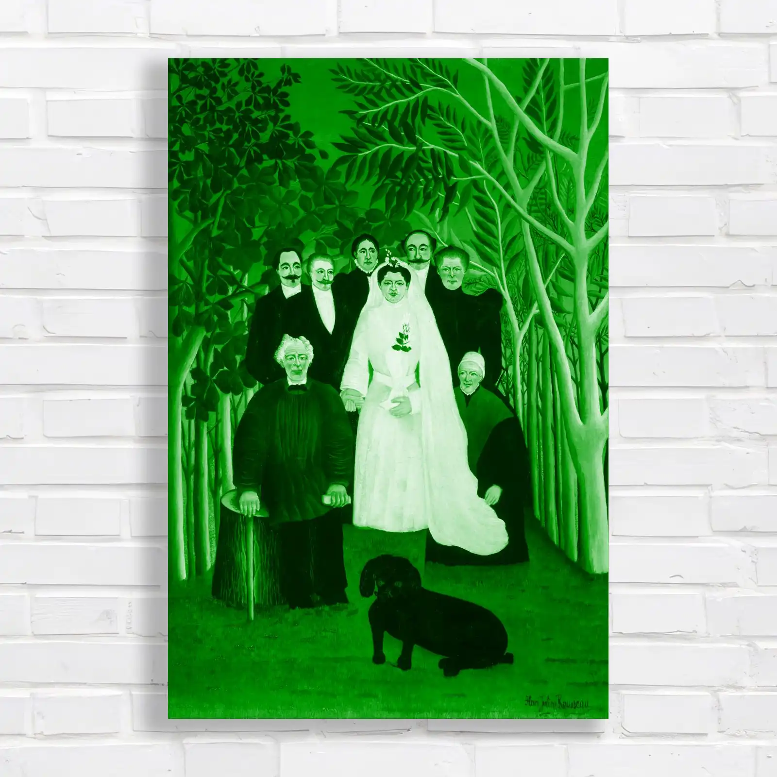 Whimsical Family Portrait Canvas Print Large Picture Wall Art