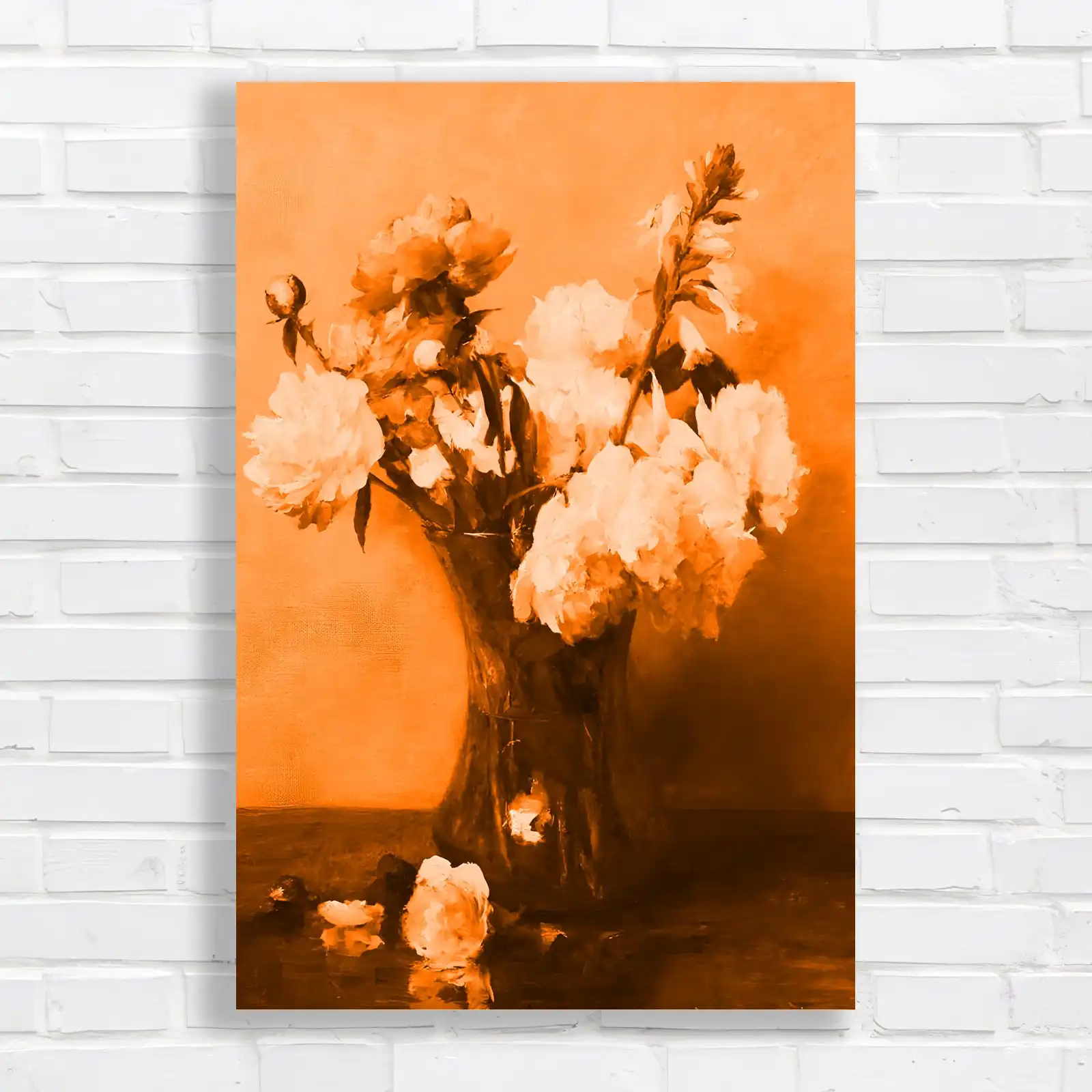 Pink and White Floral Canvas Print Large Picture Wall Art
