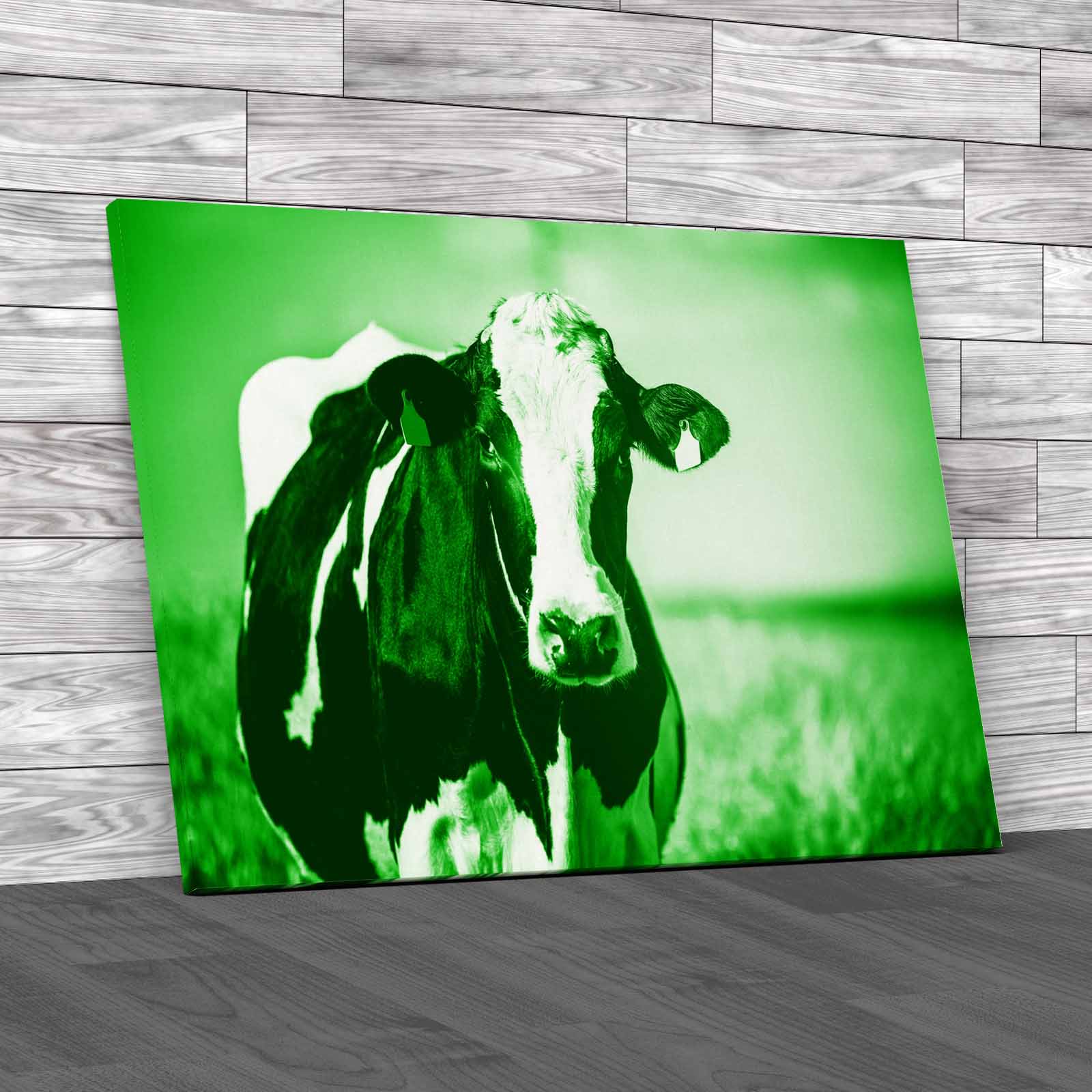 Dairy Cow On The Countryside Canvas Print Large Picture Wall Art - Picture 7 of 12