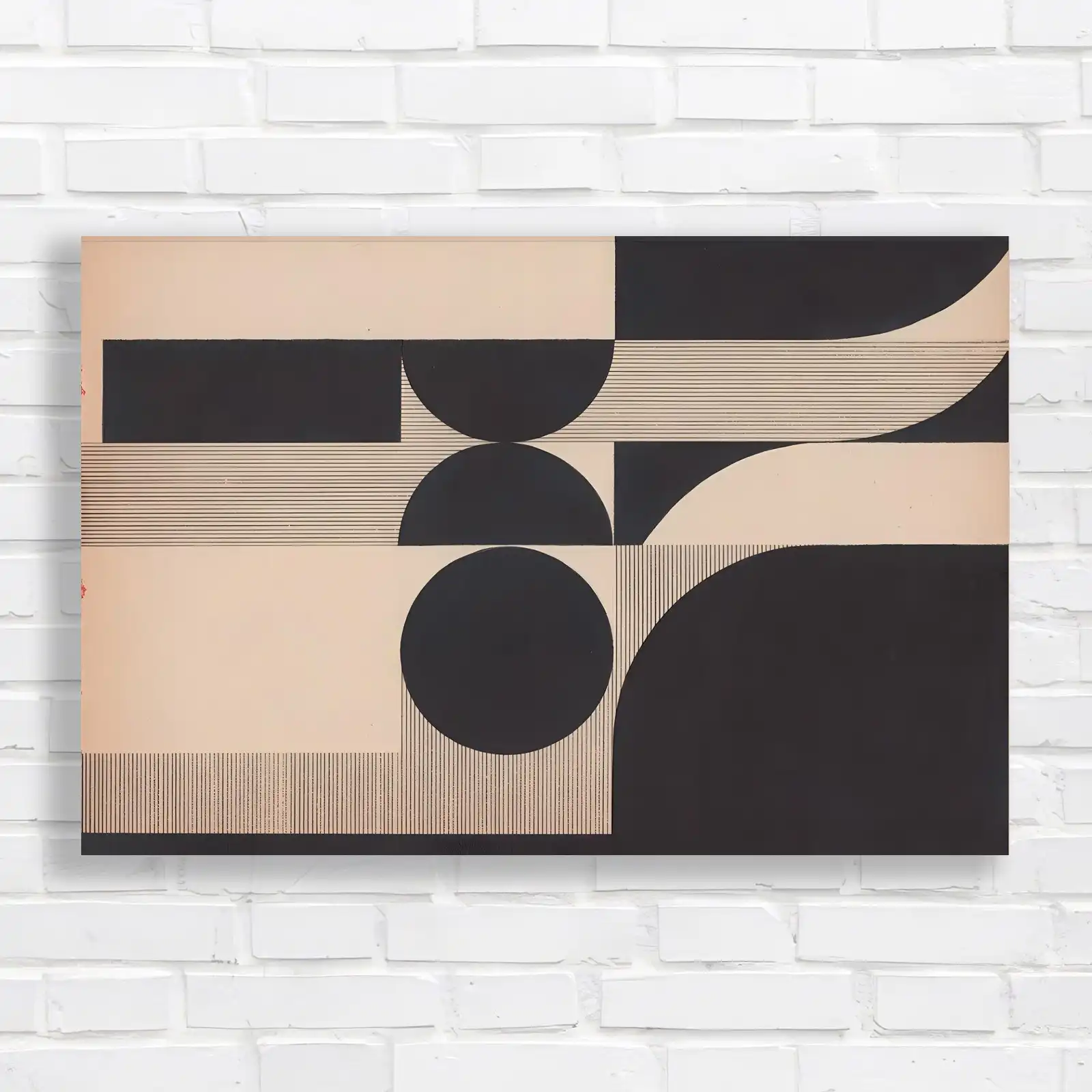 Abstract Geometric Shapes Canvas Print Large Picture Wall Art