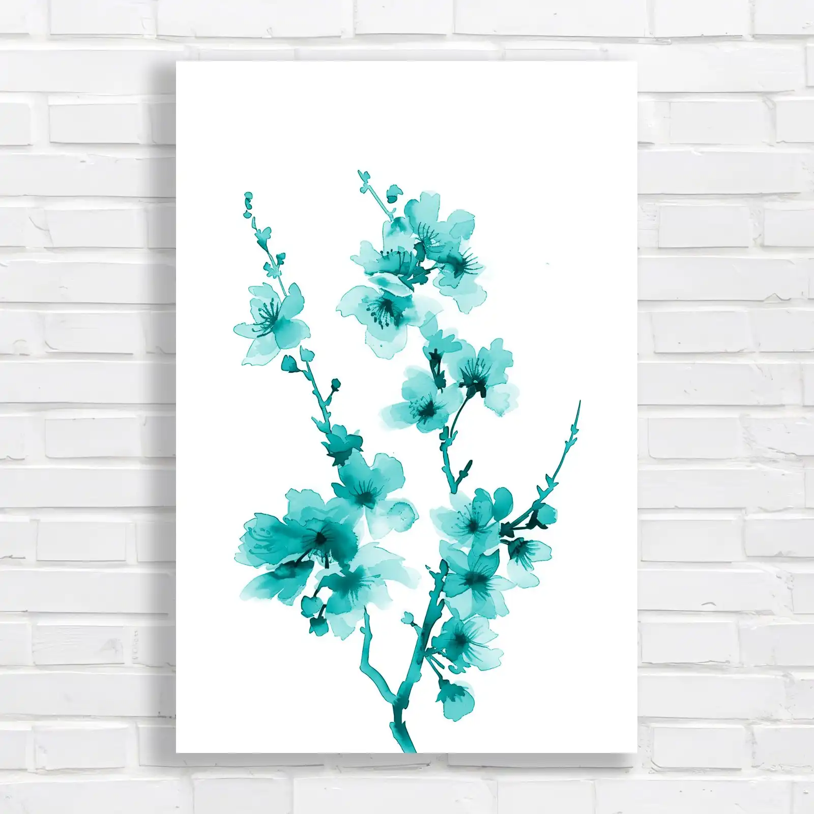 Vibrant Cherry Blossom Floral Canvas Print Large Picture Wall Art