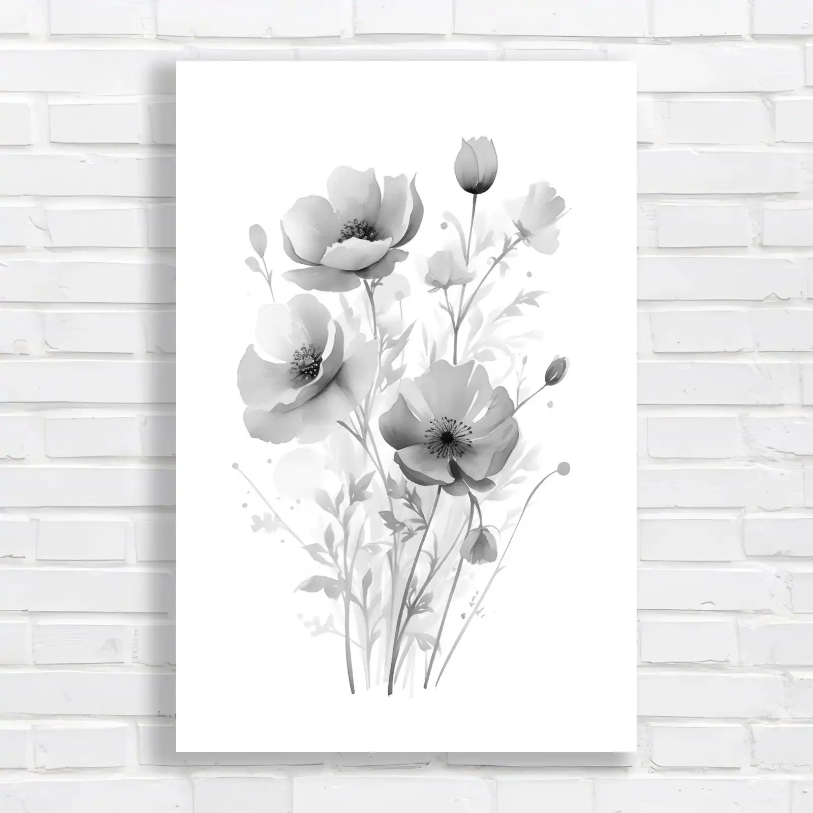 Vibrant Pink Floral Canvas Print Large Picture Wall Art