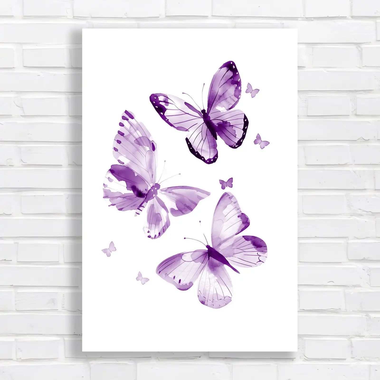Whimsical Butterfly Canvas Print Large Picture Wall Art