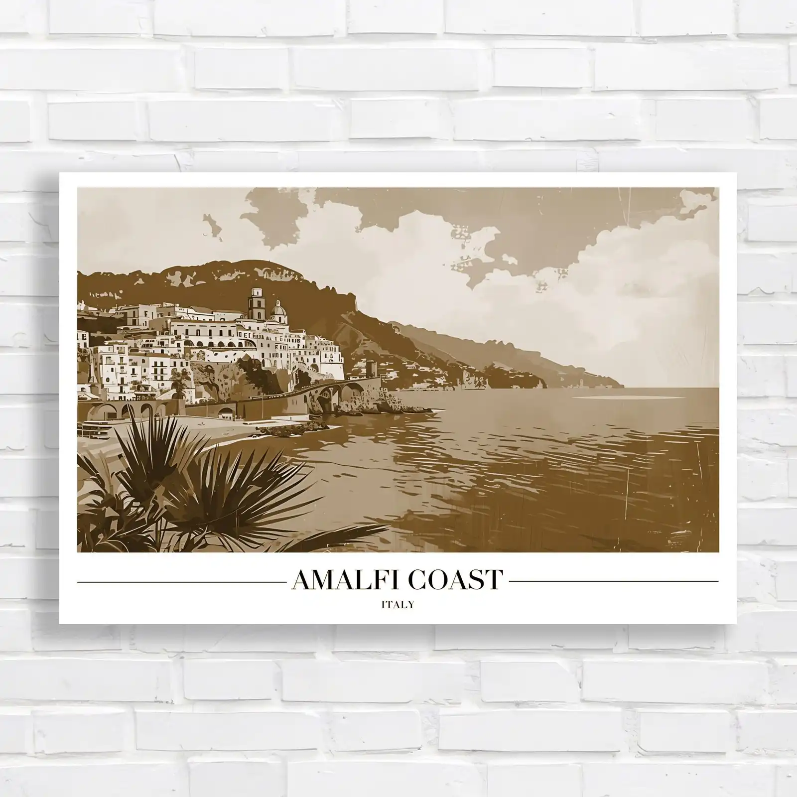 Amalfi Coast Italy Canvas Print Large Picture Wall Art