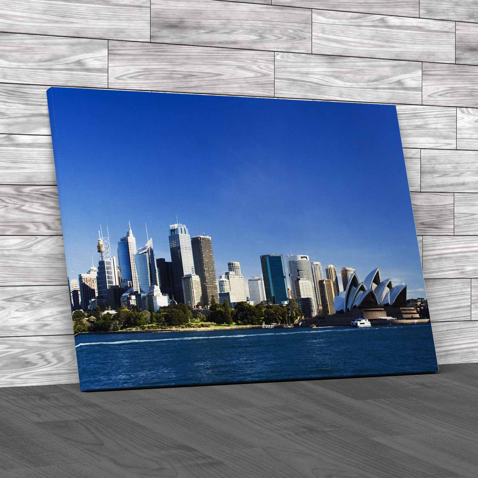 Sydney Splendor Captivating Cityscape of Australia Canvas Print Large Picture
