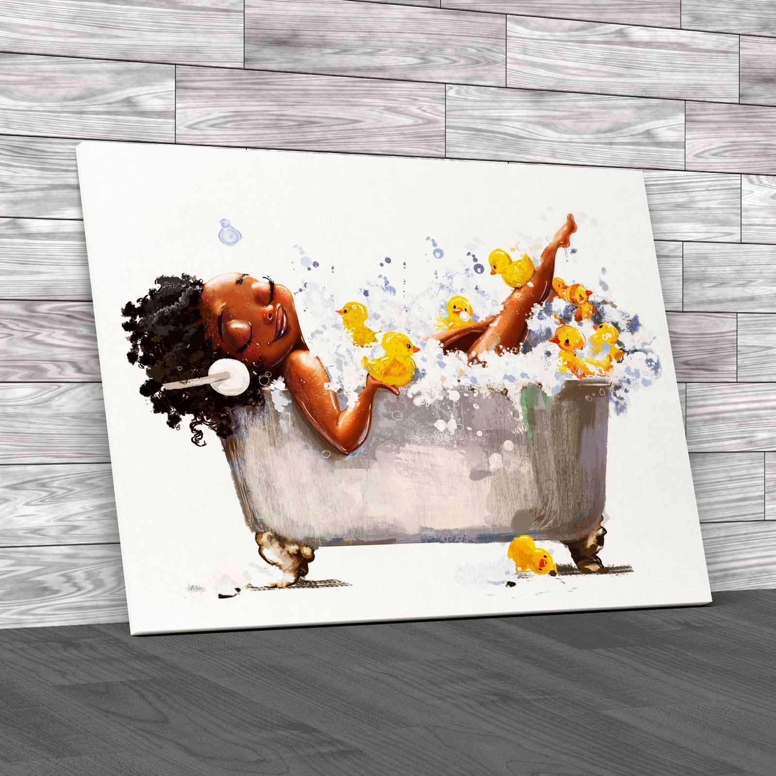 Essential Guide Bath Tub Bathroom Tips Canvas Print Large Picture Wall Art