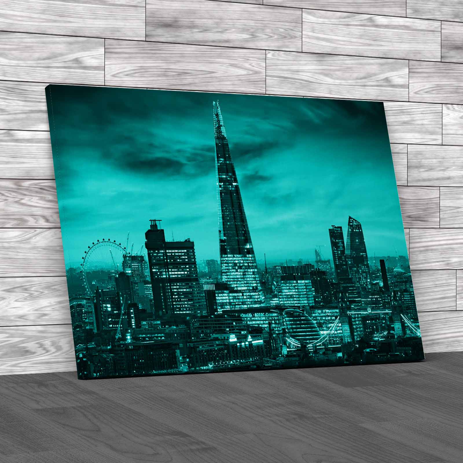 Captivating London Skyline Unforgettable Sunset Canvas Print Large Picture Wall