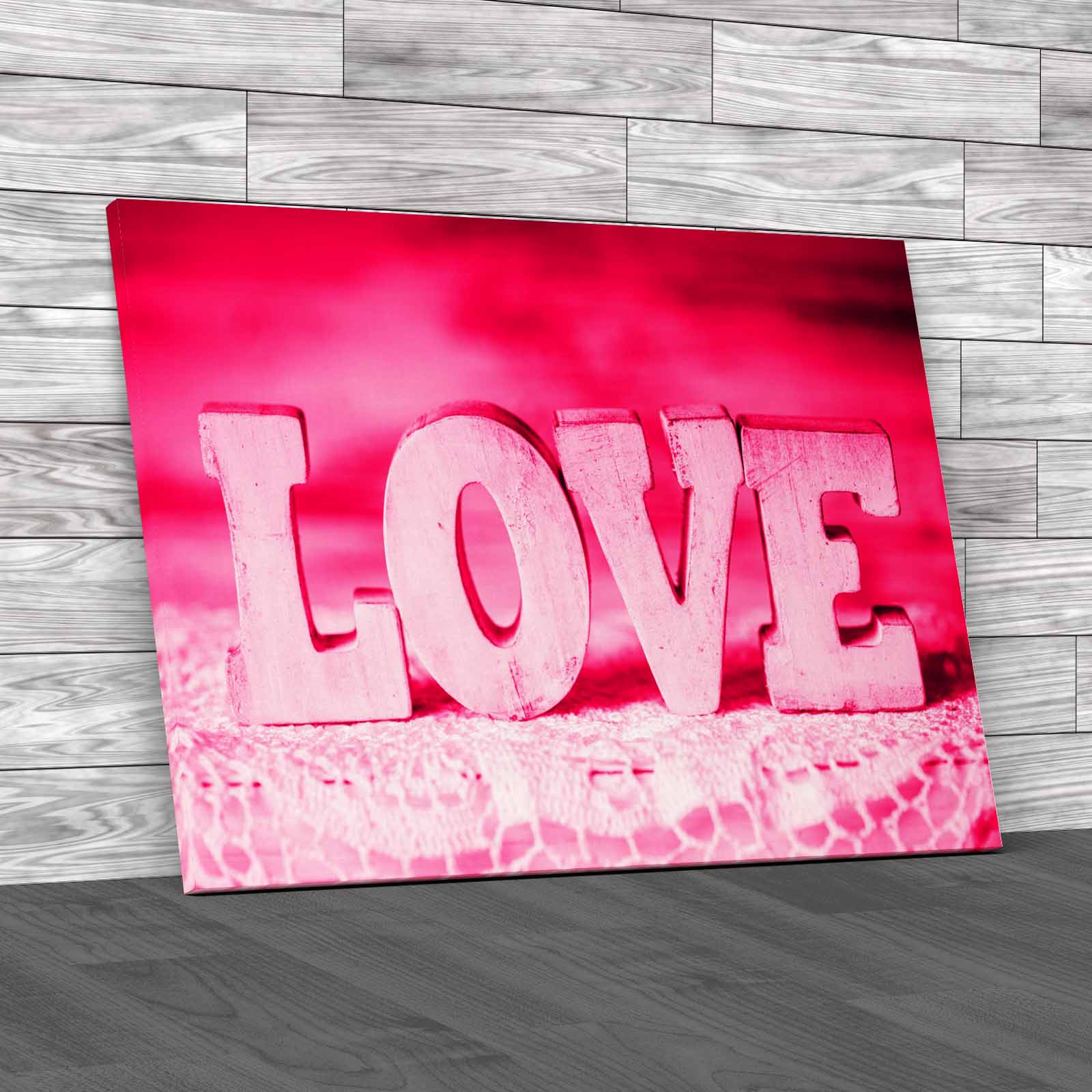 Romantic Shabby Chic Bedroom Ideas Canvas Print Large Picture Wall Art
