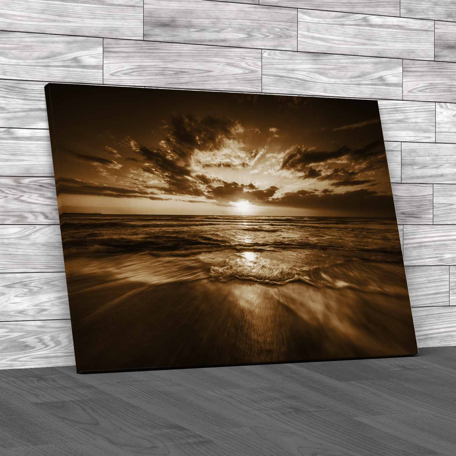 Captivating Sunrise Stunning Views Of The Sea Canvas Print Large Picture Wall