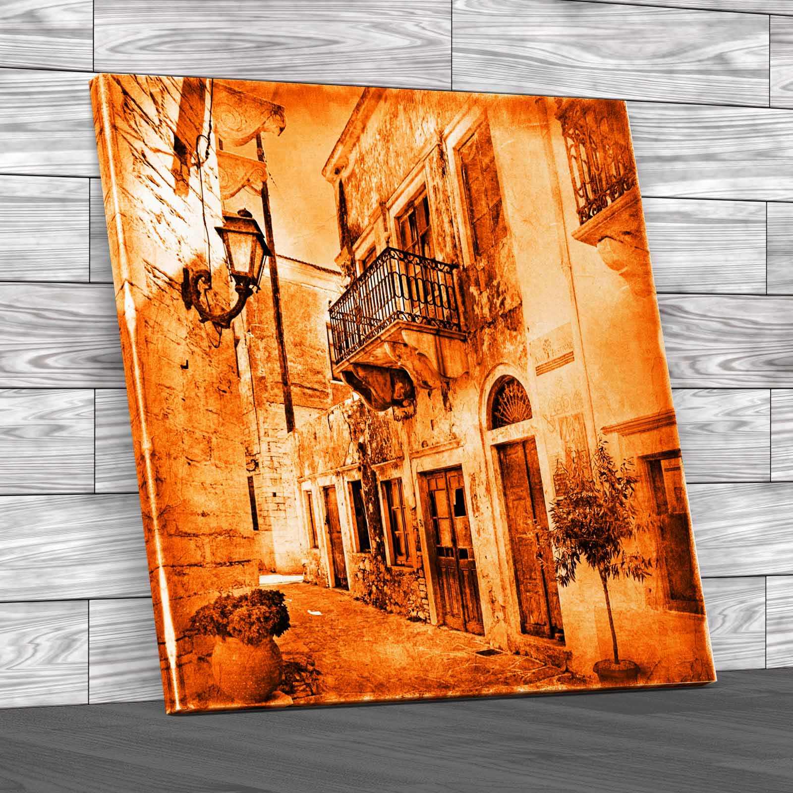 Exploring Charming Greek Villages Discover Canvas Print Large Picture Wall Art