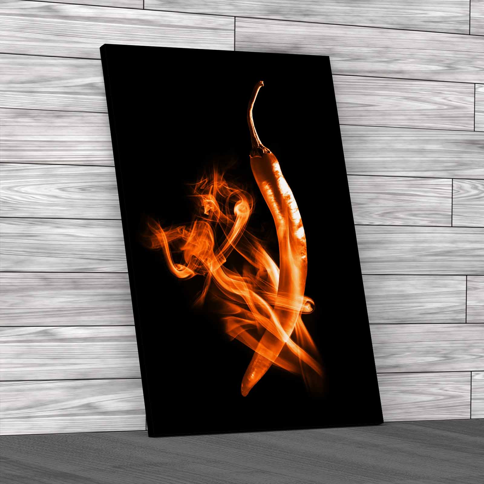 Smoking Hot Chili Pepper Recipes Spicy Canvas Print Large Picture Wall Art - Picture 11 of 12