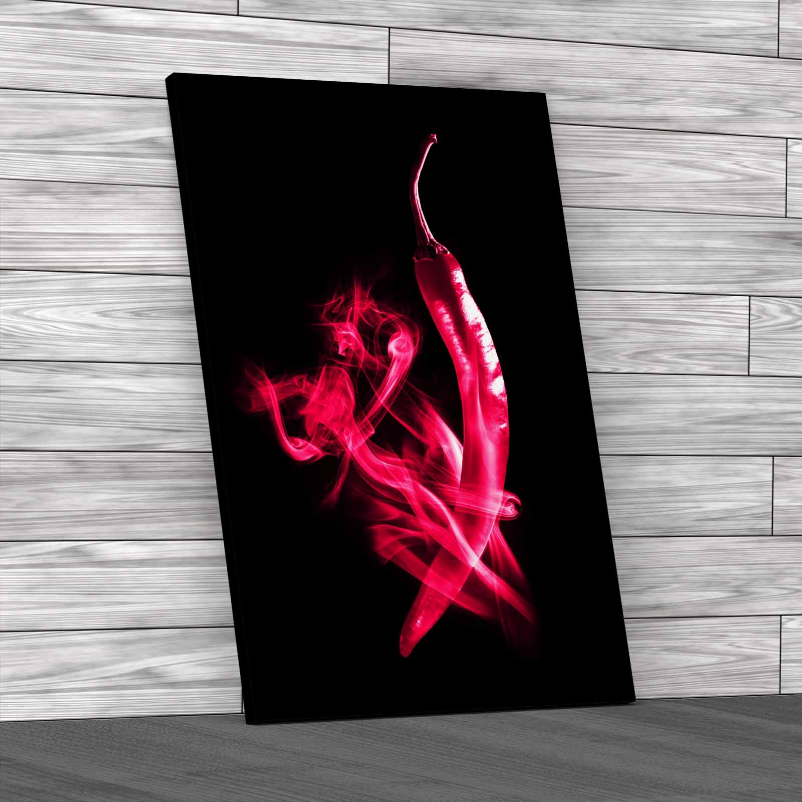 Smoking Hot Chili Pepper Recipes Spicy Canvas Print Large Picture Wall Art - Picture 9 of 12