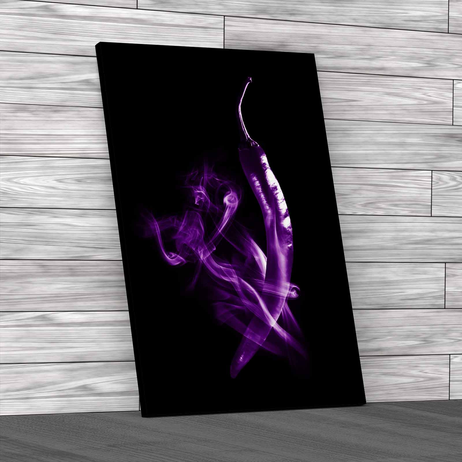 Smoking Hot Chili Pepper Recipes Spicy Canvas Print Large Picture Wall Art - Picture 8 of 12