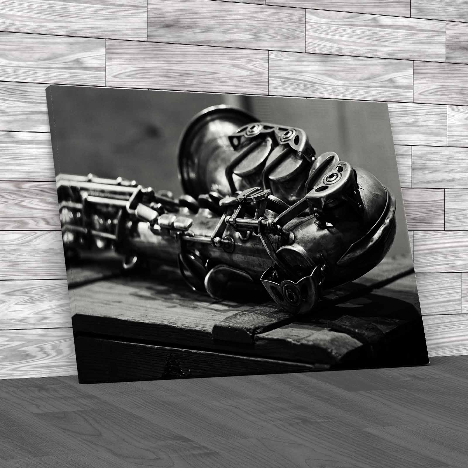 Authentic Vintage Saxophone For Sale Canvas Print Large Picture Wall Art