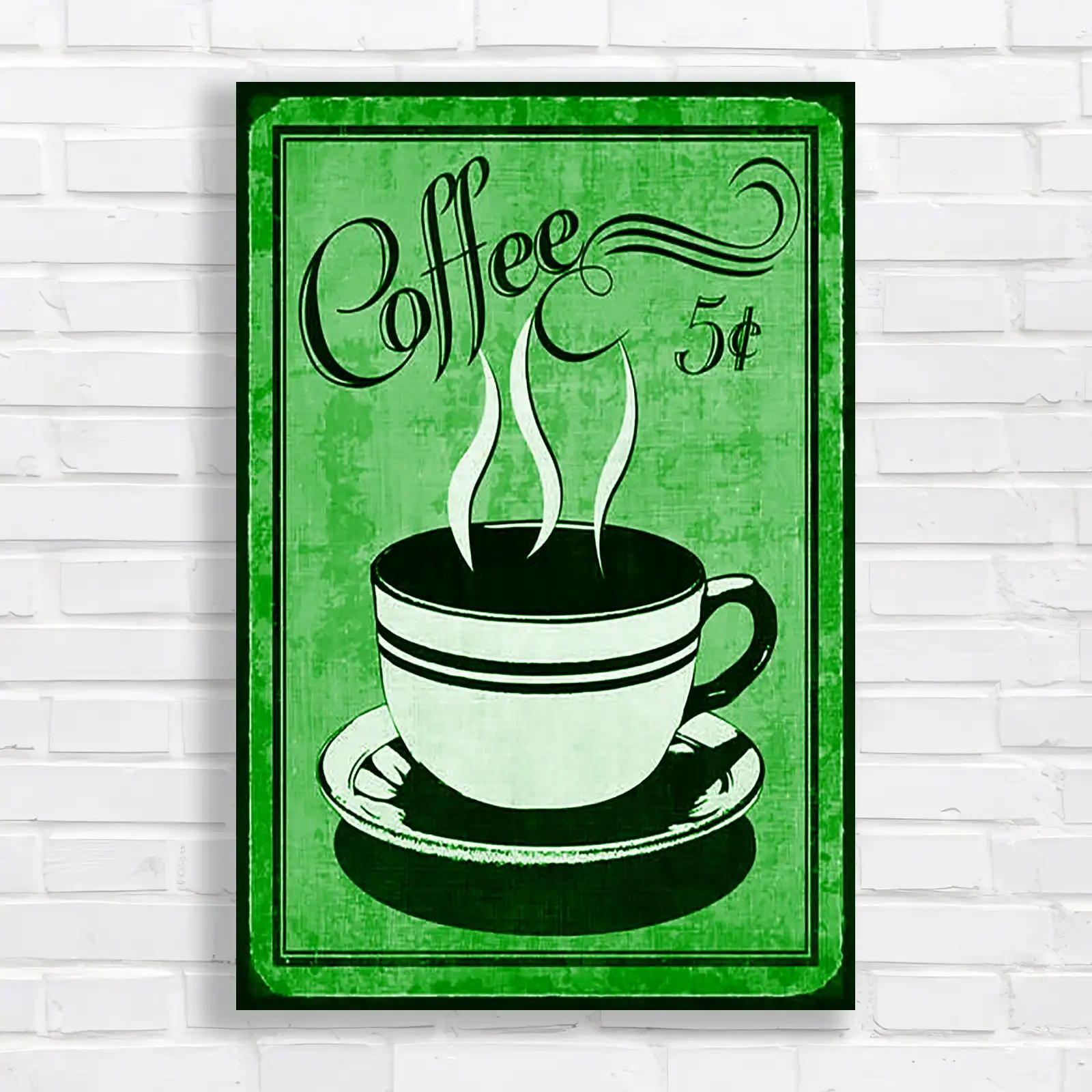 Vintage Coffee Cup Retro Kitchen Canvas Print Large Picture Wall Art - Picture 7 of 12