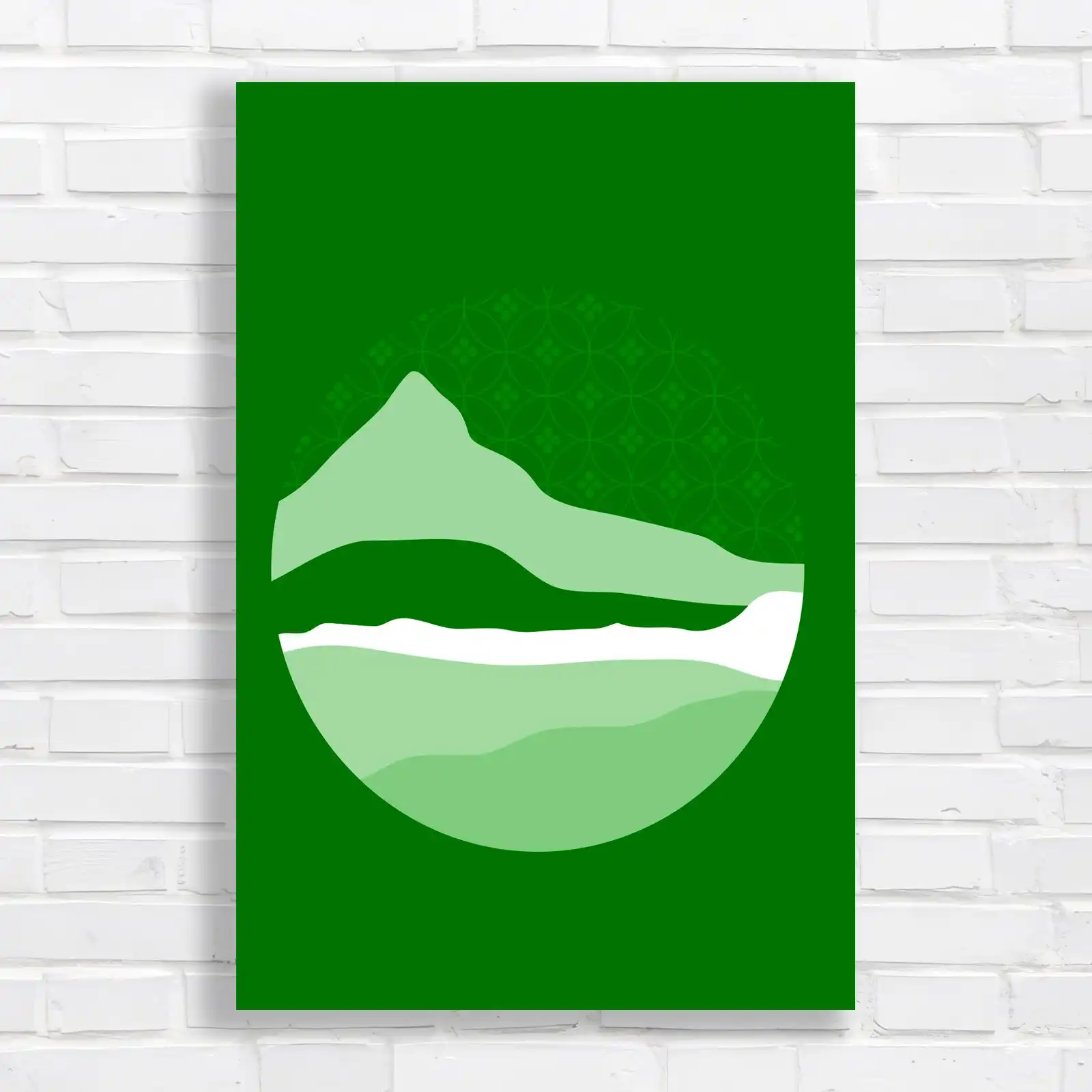Minimalist Mountain Landscape Canvas Print Large Picture Wall Art