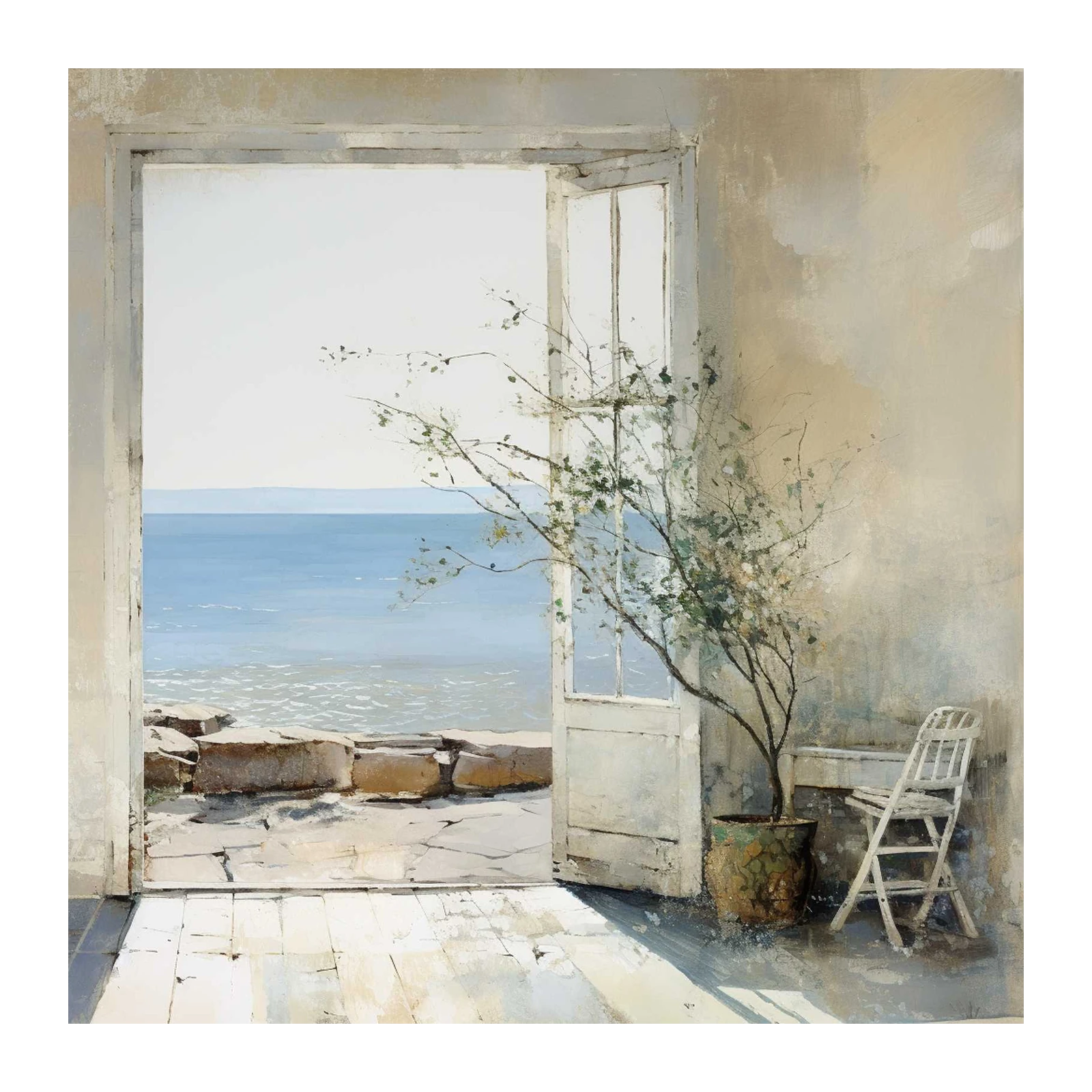 Coastal Serenity Seascape Wall Art