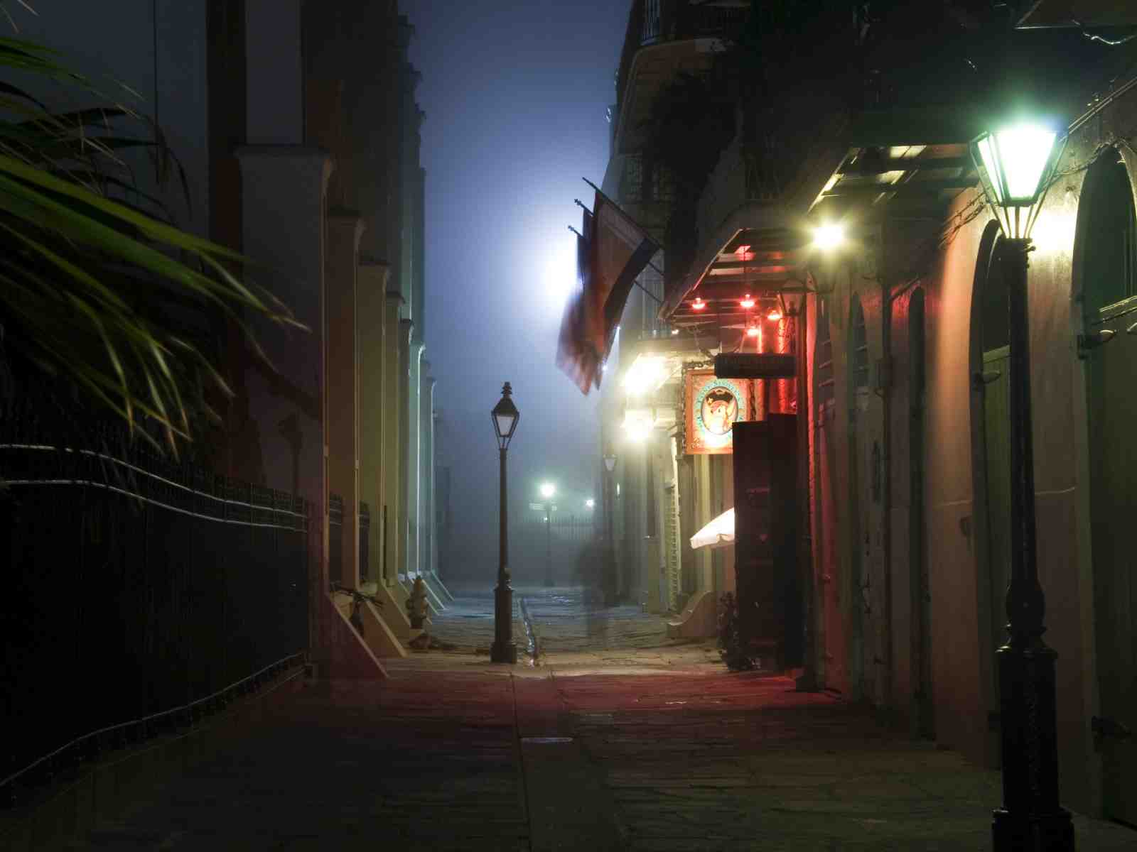 Misty New Orleans Alley Wall Art