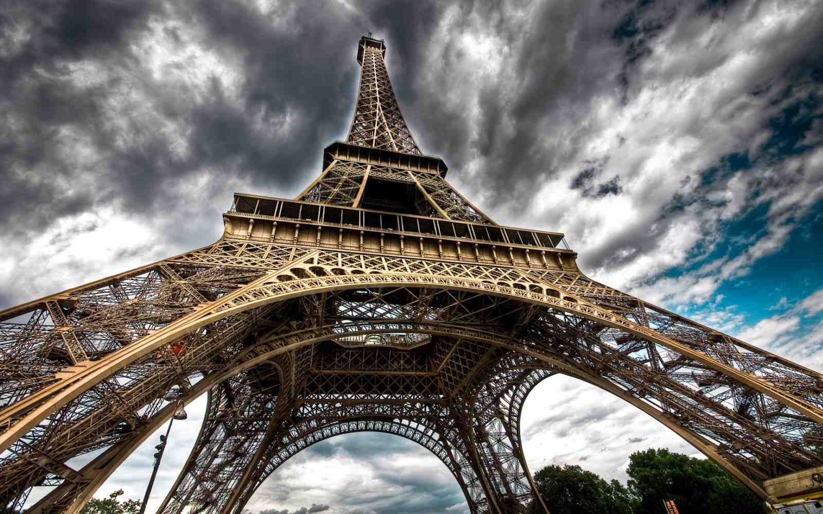 Dramatic Eiffel Tower Paris Wall Art