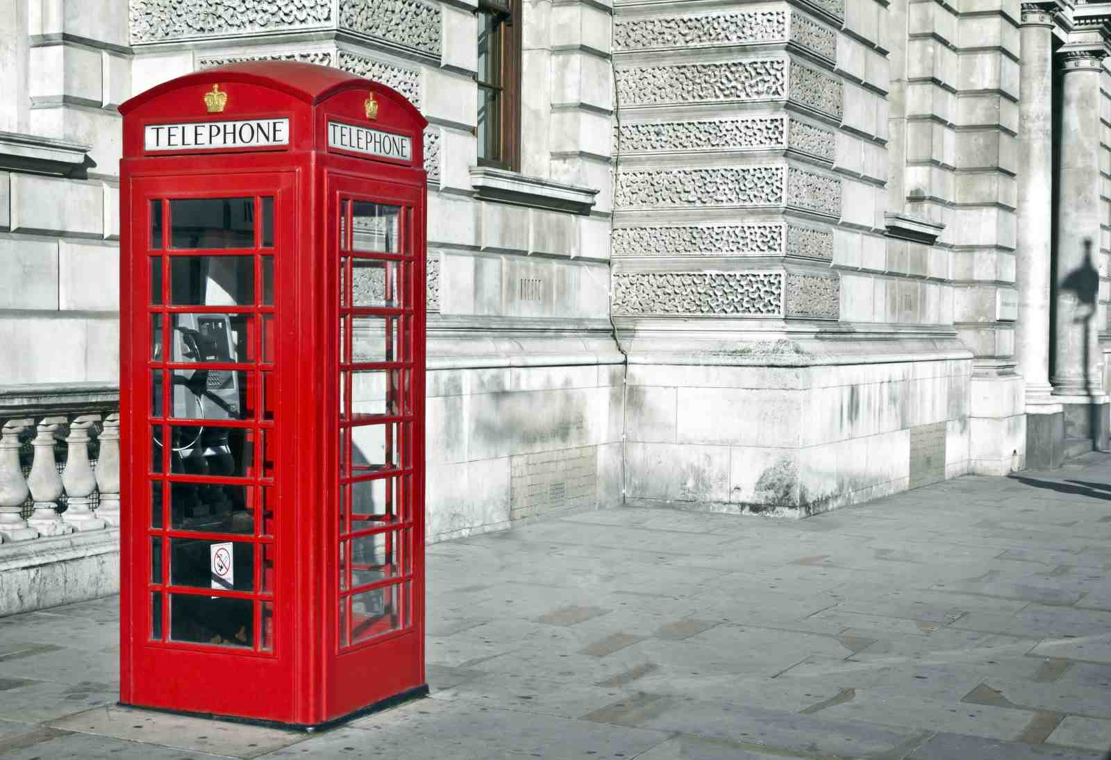 Iconic London Red Phone Booth Wall Art
