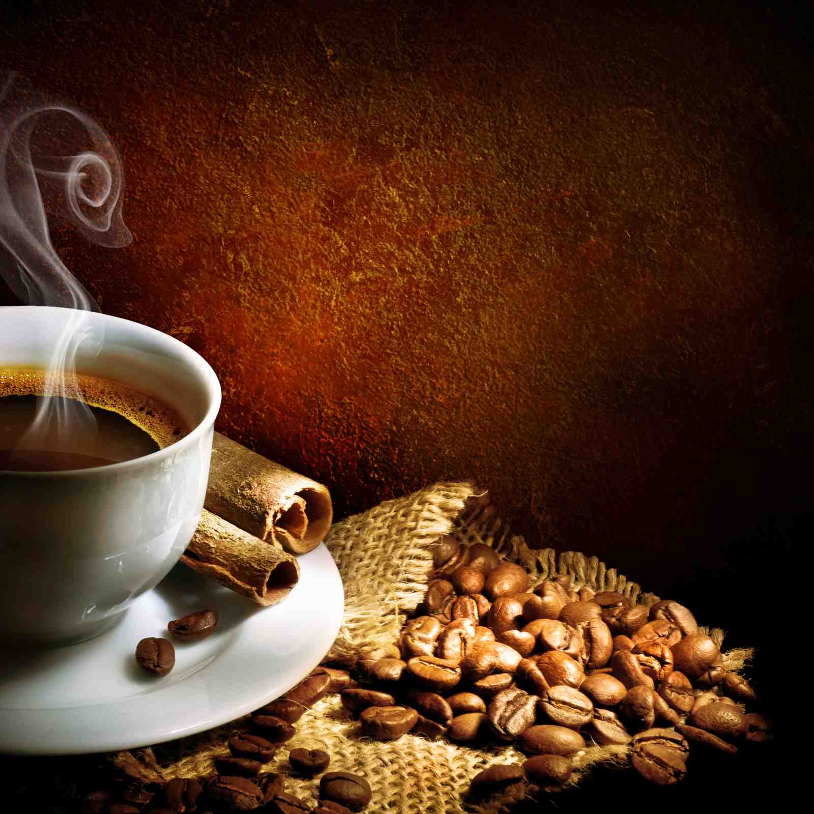 Aromatic Coffee & Cinnamon Cozy Vibes Wall Art
