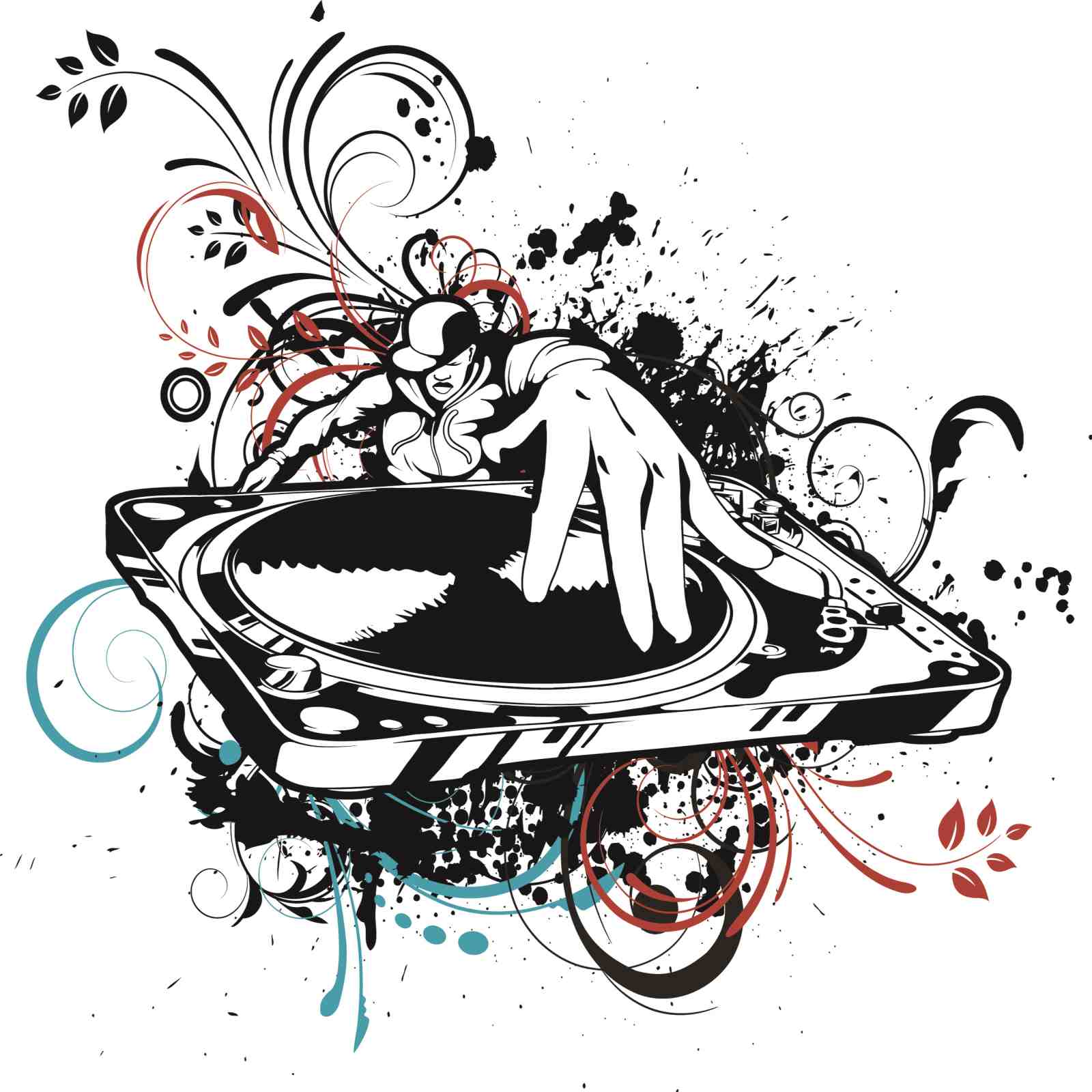 Urban DJ Beat Splash Wall Art