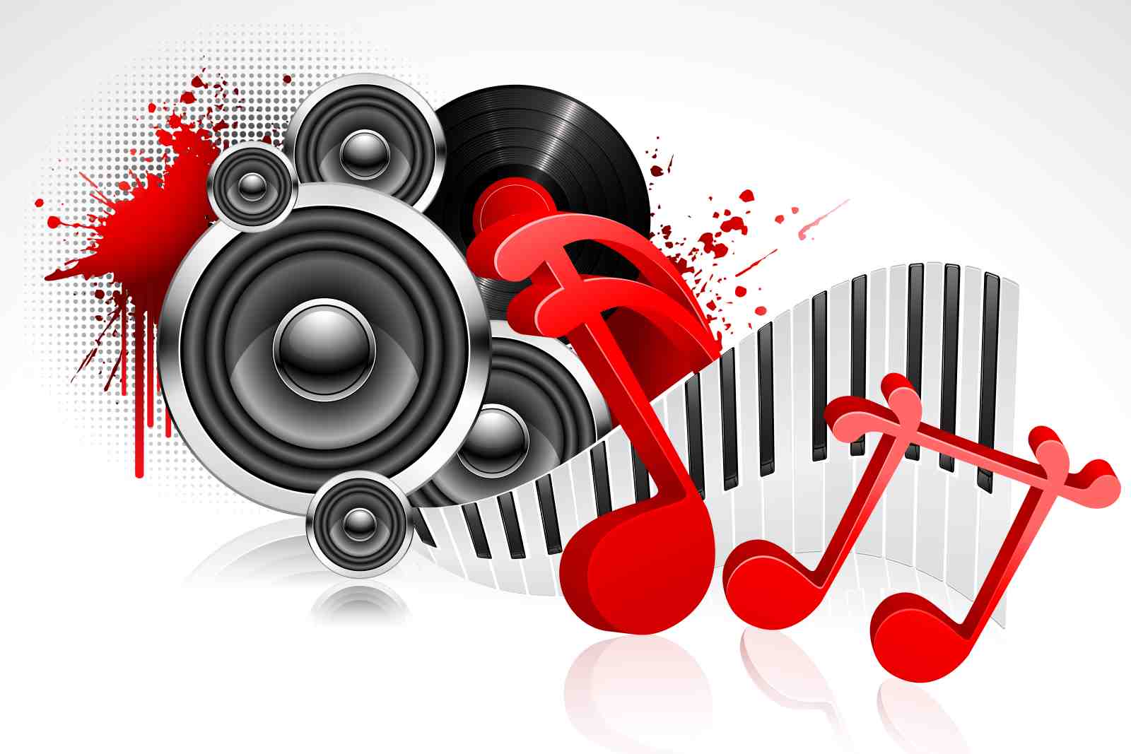 Dynamic Music & Speakers Wall Art