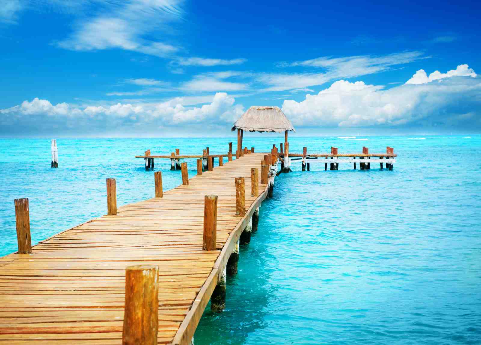 Tropical Pier Serenity Wall Art