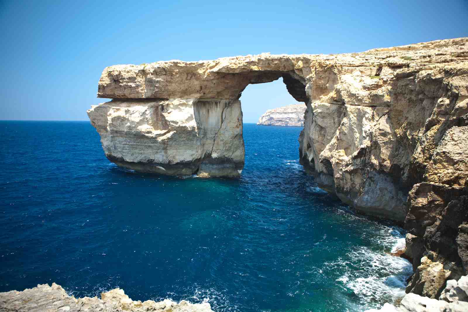 Azure Arch Coastal Cliff Wall Art
