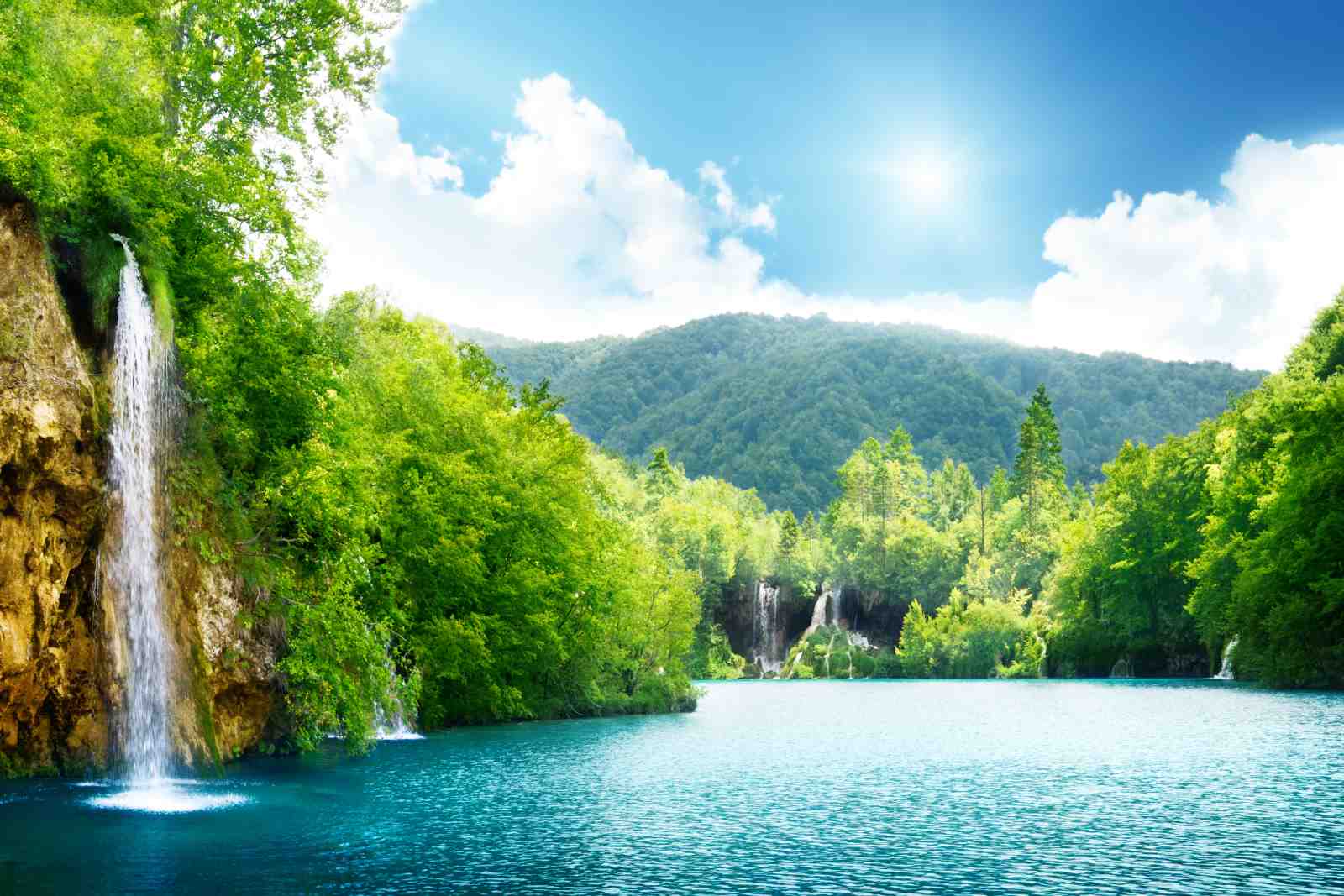 Tranquil Waterfall Nature Wall Art