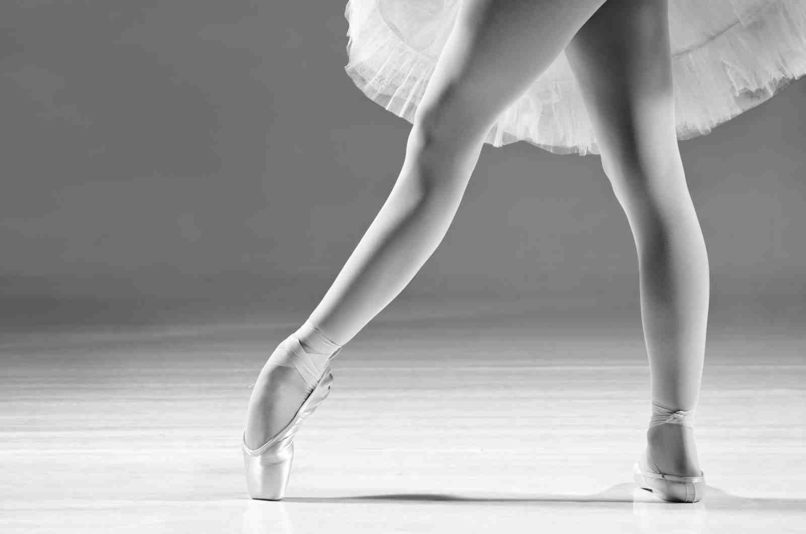 Graceful Ballet Dancer Legs Wall Art