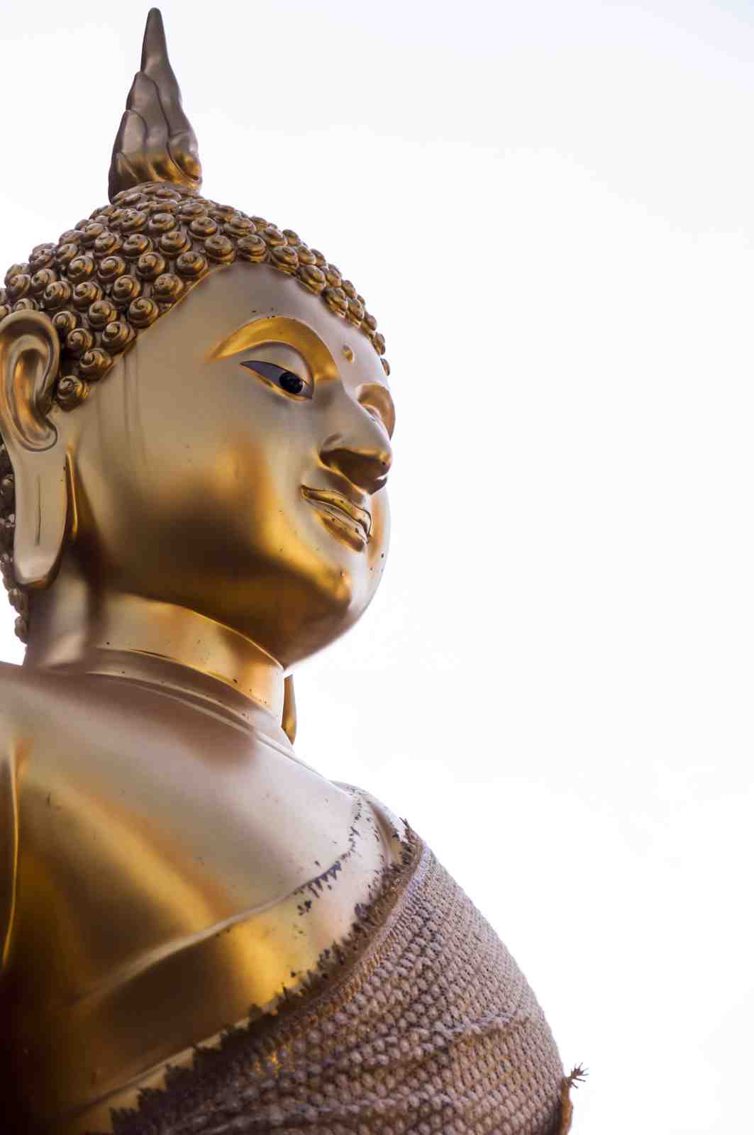 Serene Golden Buddha Meditation Wall Art