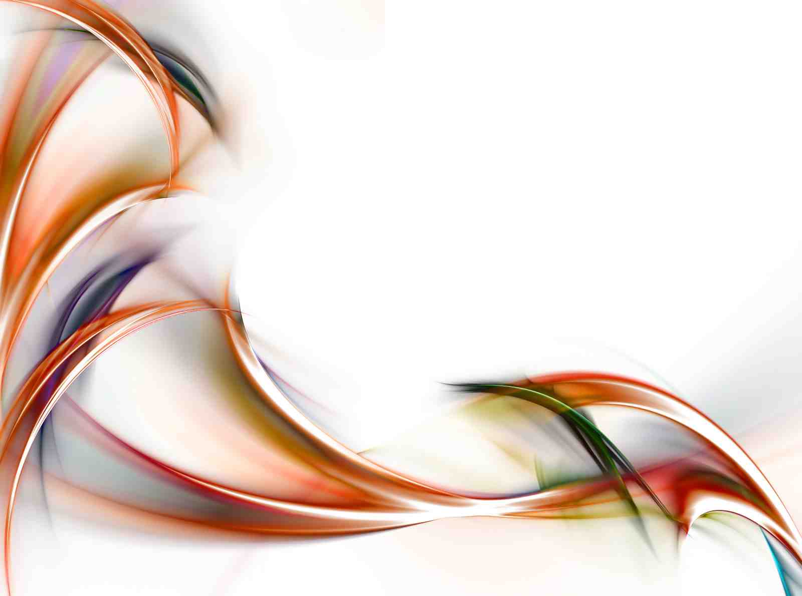 Abstract Swirls Modern Orange & Purple Wall Art