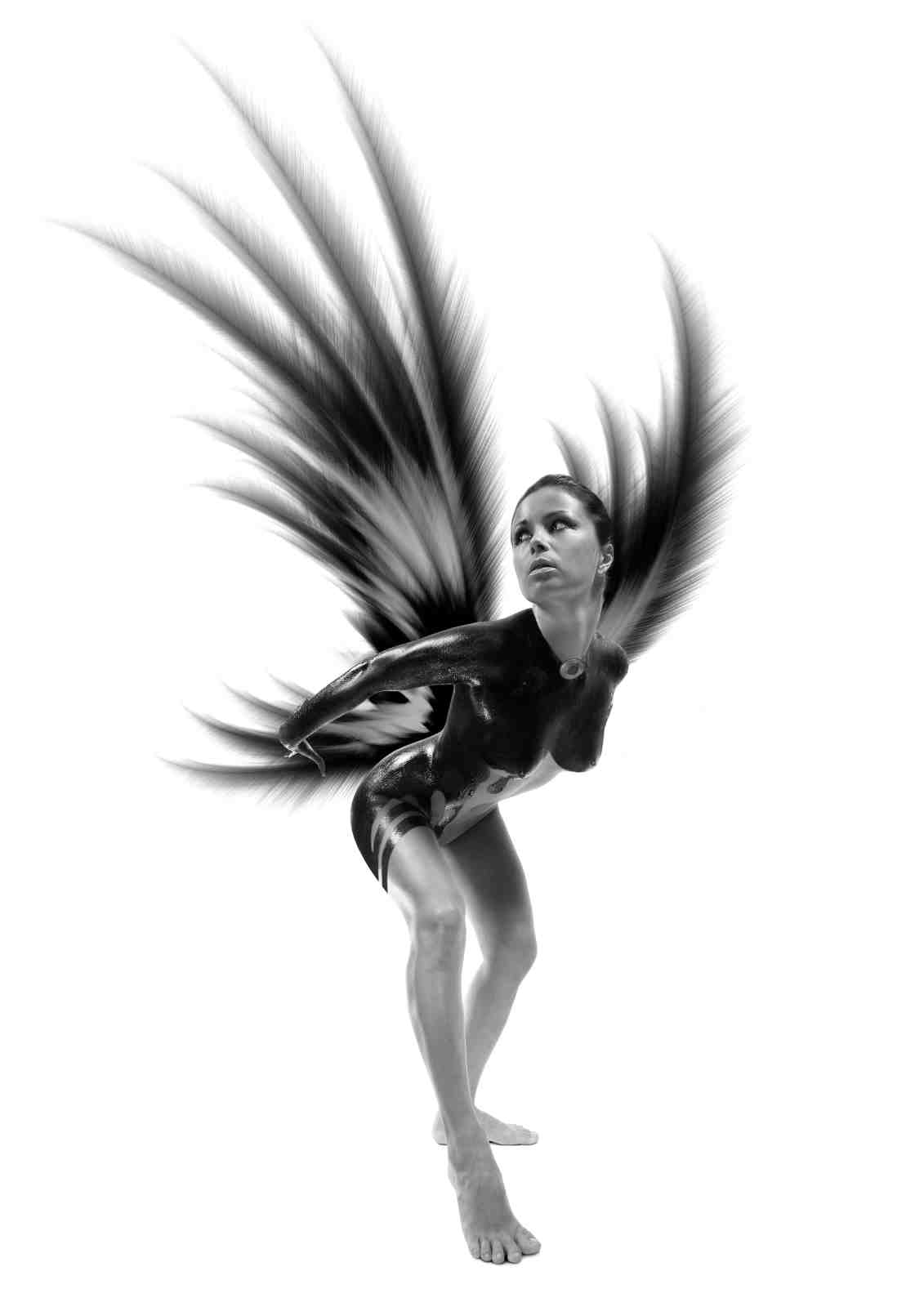 Angel Wings Art Portrait Wall Art