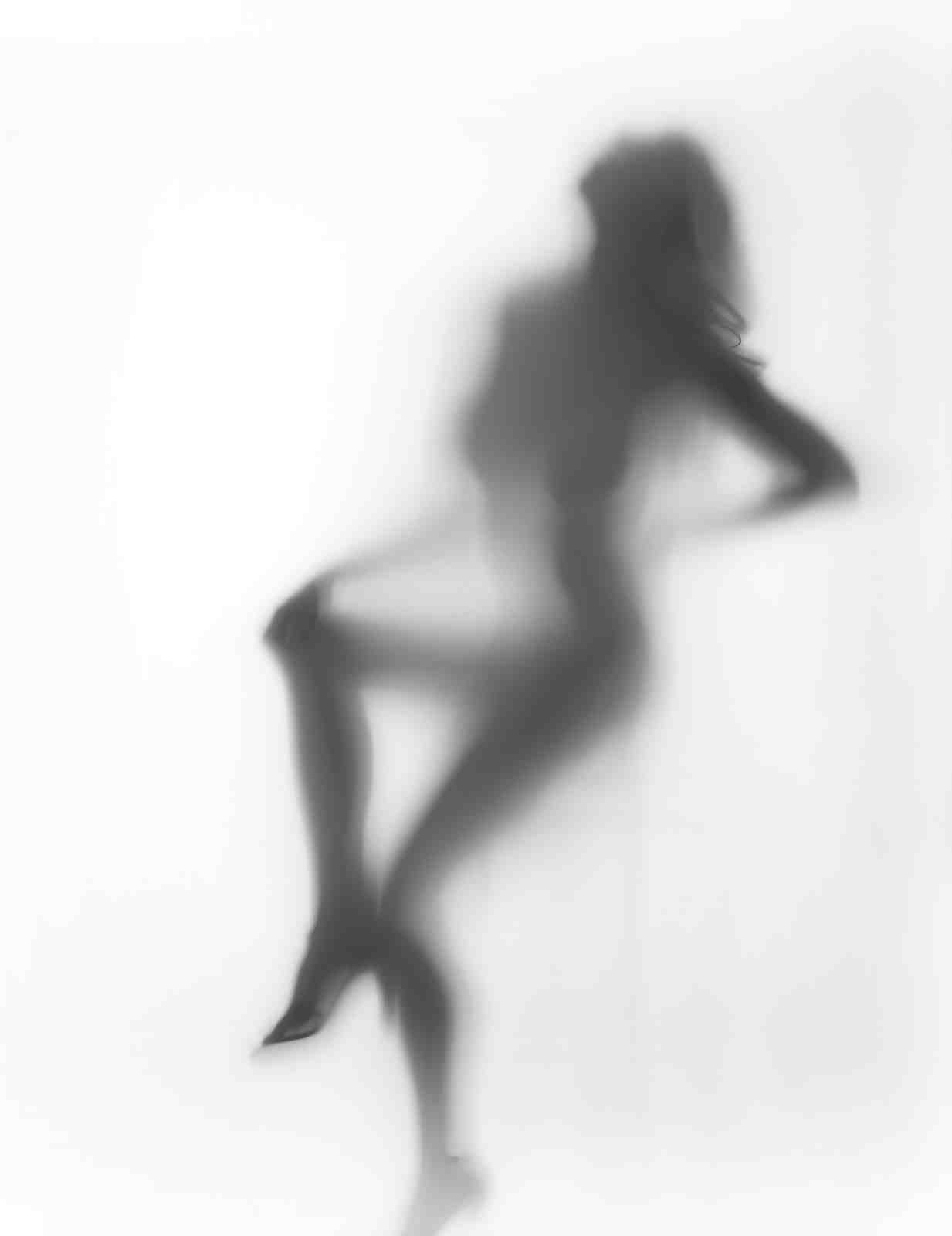 Elegant Silhouette Woman Wall Art Wall Art