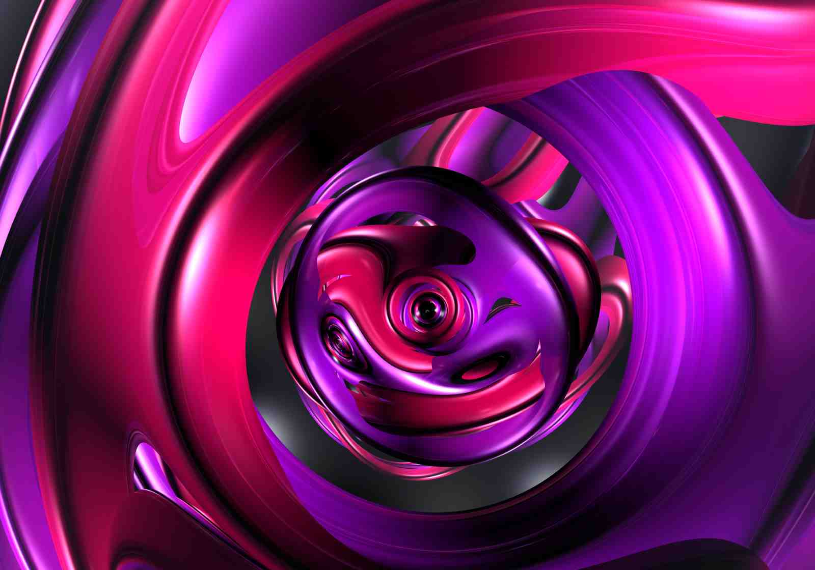 Vibrant Abstract Swirls Wall Art