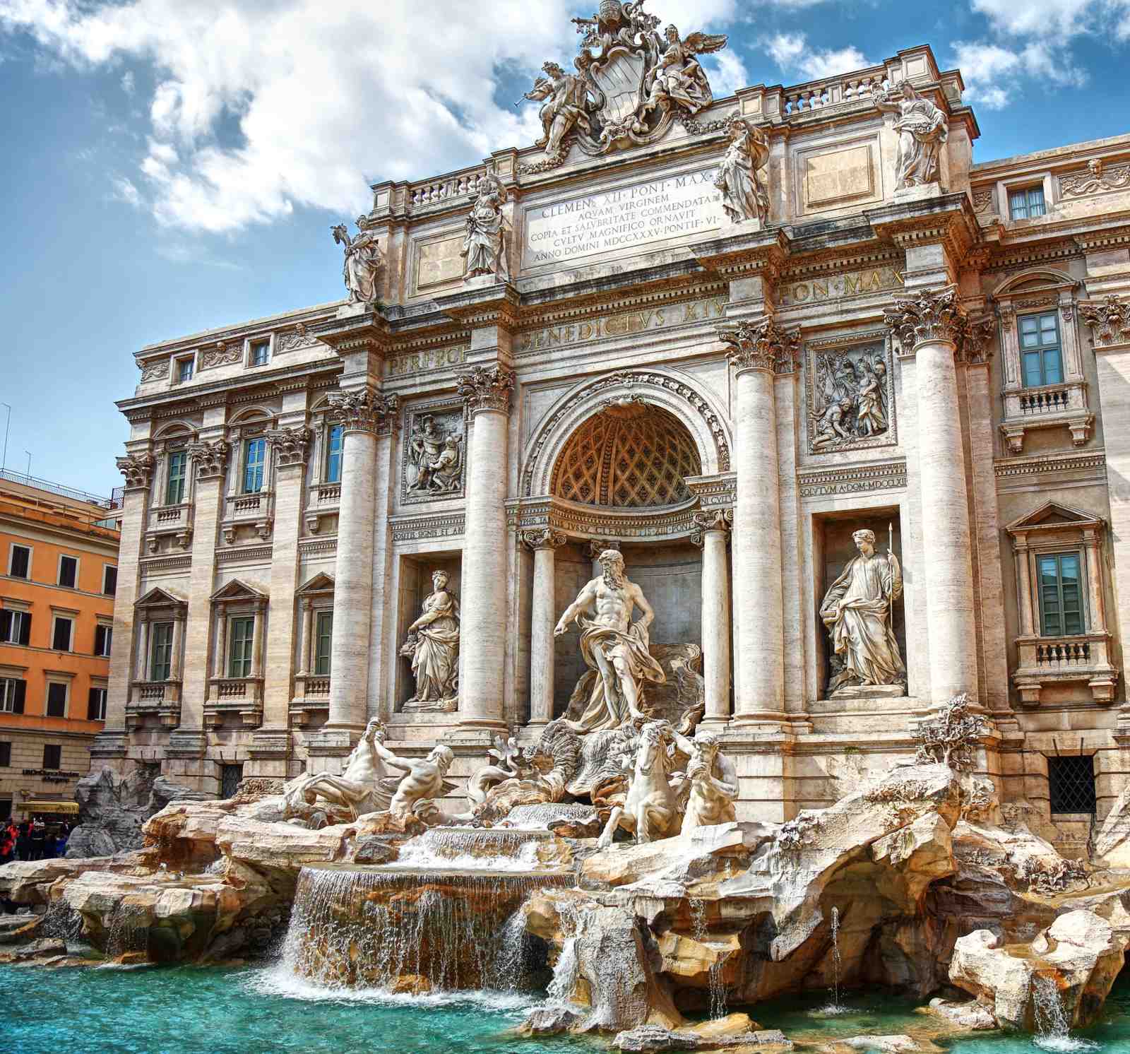 Trevi Fountain Rome Art Wall Wall Art