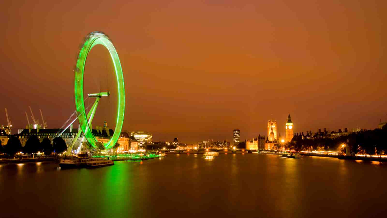 London Eye Nightscape Big Ben Wall Art