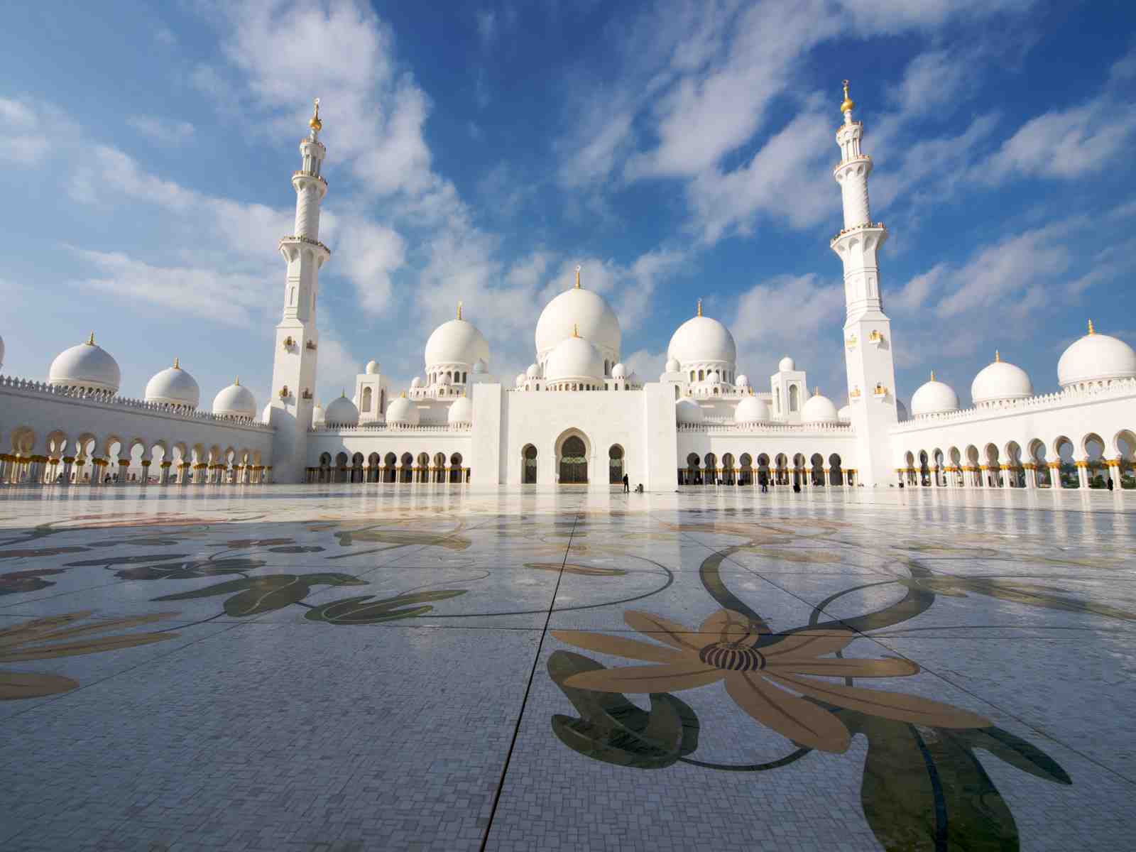 Grand Mosque Dubai Landscape Wall Art
