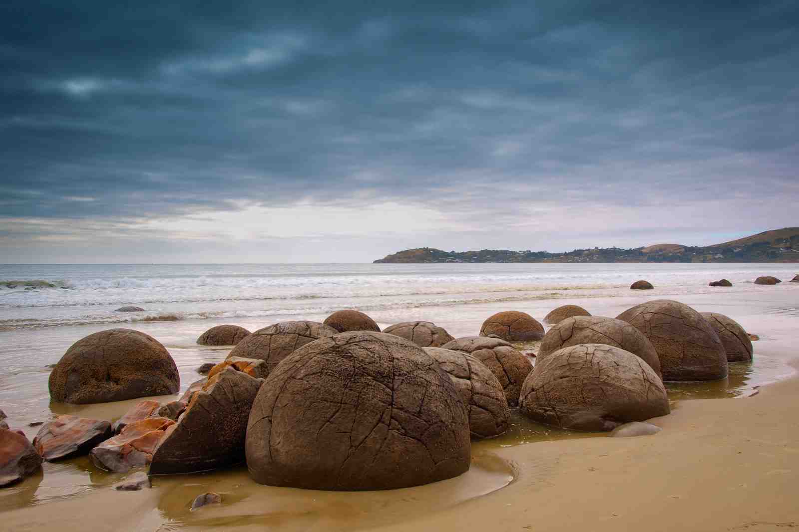 Mystic Moeraki Boulders Beach Wall Art
