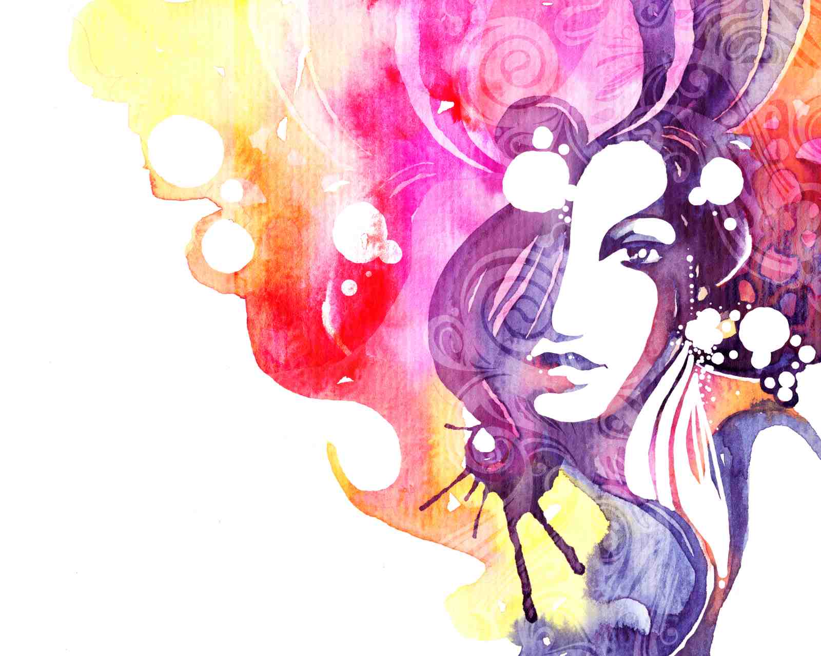 Bohemian Soul Abstract Woman Wall Art