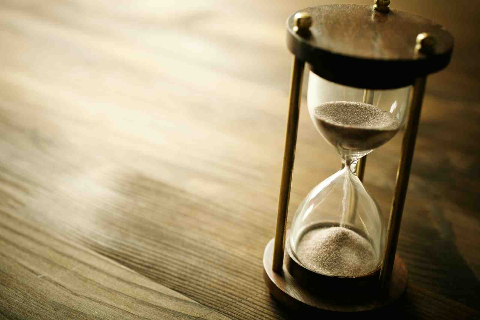Timeless Elegance Hourglass Wall Art