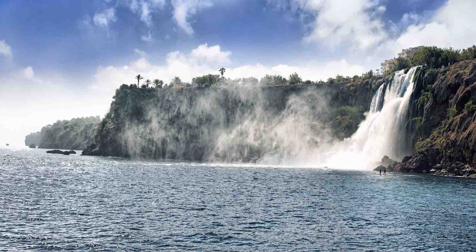 Majestic Waterfall Coastal Serenity Wall Art