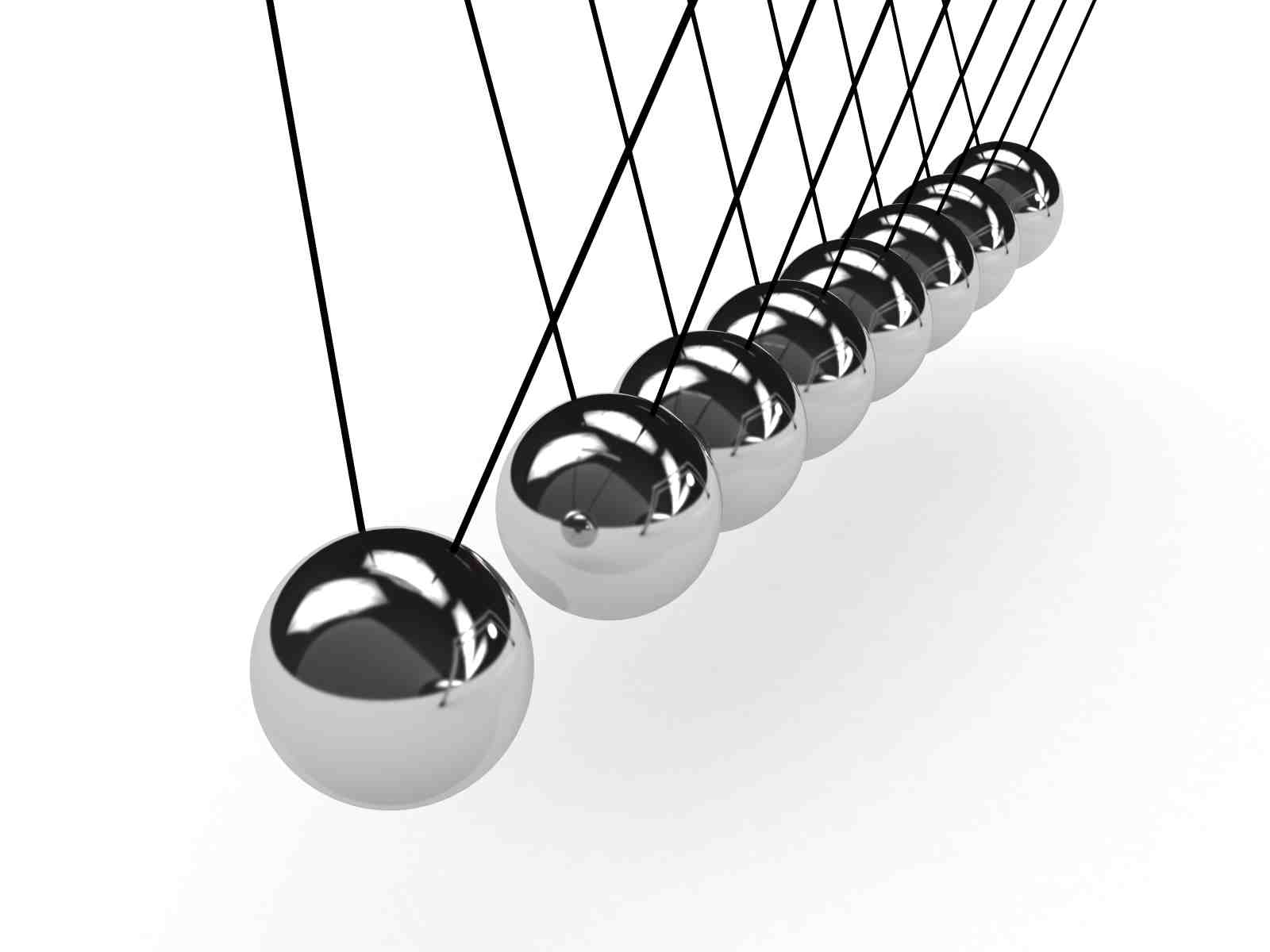 Newton's Cradle Kinetic Art Wall Art