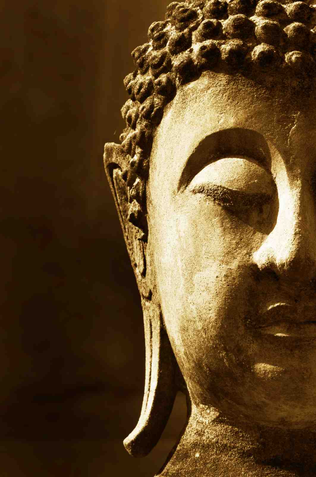 Serene Buddha Face Meditation Wall Art
