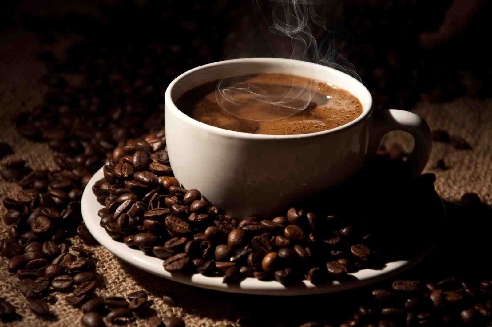 Steaming Coffee Beans Wall Art